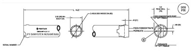 Design Membrane Housing FRP 2,5 inch