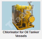 Chlorinator for Oil Tanker Vessels