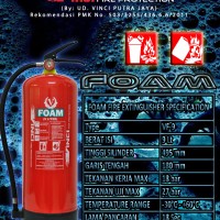 PUSAT ALAT/TABUNG PEMADAM API FOAM 9 KG MURAH BERKUALITAS SURABAYA