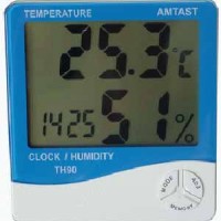 Thermometer Hygro and Clock TH90