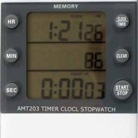 Digital 3 Channel Timer Clock and Stopwatch AMT203