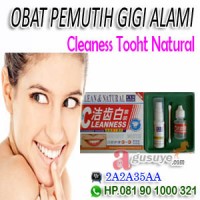 Obat Pemutih Gigi Permanen Clean & Natural 100% Alami