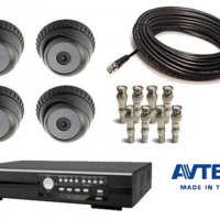 paket cctv avtech 4 chanel tingal pasang