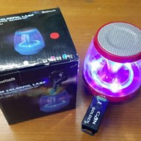 speaker bluetooth lampu disco cx28 u