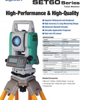 Total Station Sokkia SET60 Series