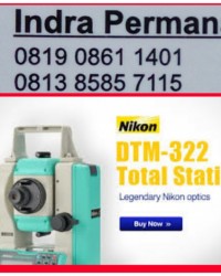 JUAL TOTAL STATION NIKON DTM 322 CALL 0813-8585-7115