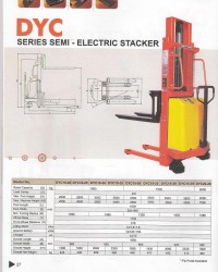 Jual Hand Stacker Semi Elektrik / Diskon - Mr Baktar