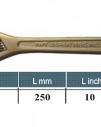 Adjustable Wrench 250mm ,kunci inggris 10 inch