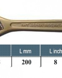 kunci inggris IWT 8 inch,Adjustable Wrench 200mm