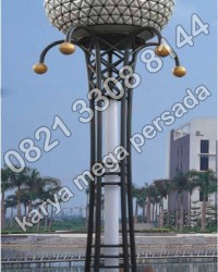 TIANG LAMPU TAMAN MODERN SERIE MPGT-085-2017