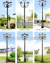 TIANG LAMPU TAMAN MODERN MINIMALIS G-24801 – G-24806 