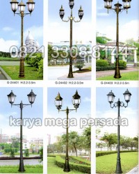 TIANG LAMPU TAMAN MODERN MINIMALIS G-24401 – G-24406 