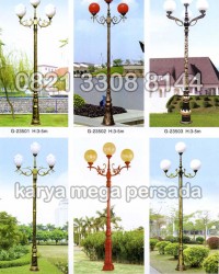 TIANG LAMPU TAMAN MODERN MINIMALIS G-23501 – G-23506 