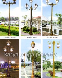 TIANG LAMPU TAMAN MODERN MINIMALIS G-23401 – G-23406 