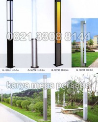 TIANG LAMPU TAMAN MODERN MINIMALIS G-18701 – G-18706