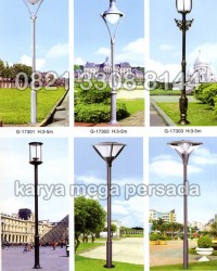 TIANG LAMPU TAMAN MODERN MINIMALIS G-17301 – G-17306