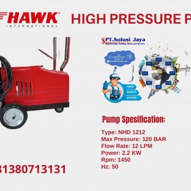 Heavy Duty Pump 3625  psi / 250 bar | Hawk Pump cleaning | Pt Solusi Jaya