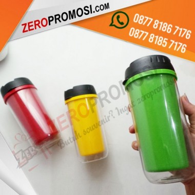 Souvenir Botol Minum Laguna Insert Paper Black Murah Cetak Logo