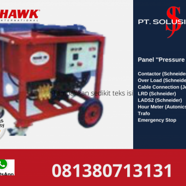 HAWK WATER JET PUMP CLEANING 350 BAR|POMPA HAWK | PT SOLUSI JAYA