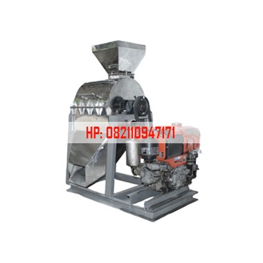 Hammer Mill Chip Kering Porang Stainless Steel Tipe-45 Dengan Kapasitas 250 - 300 Kg/Jam (Mesh 5 mm)