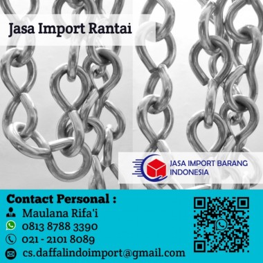 Jasa Import Rantai | Undername Import Besi Baja | 0813 8788 3390