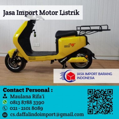 Jasa Import Motor listrik | Jasa Import Borongan | Jasa Import Resmi