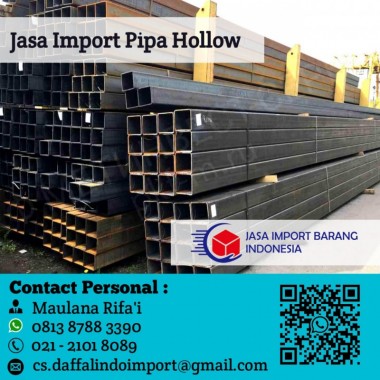 Jasa Import Pipa Hollow | Jasa Import Besi Baja | Undername Import Besi Baja