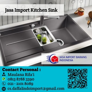 Jasa Import Kitchen Sink | Jasa Import Besi Baja | Undername Import Besi Baja