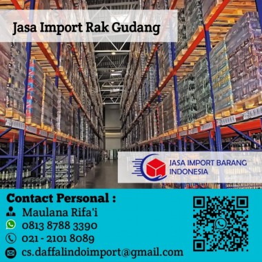 Jasa Import Rak Gudang | Jasa Import Besi Baja | 0813 8788 3390