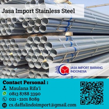 Jasa Import Stainless Steel | Jasa Import Besi Baja | 0813 8788 3390