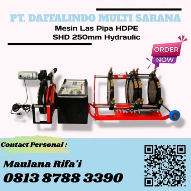 Mesin Penyambung Pipa HDPE SHDS 250mm Hydraulic