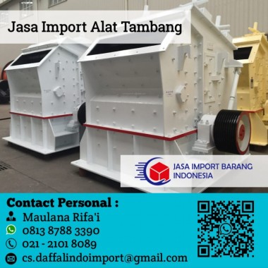 Jasa Import Alat Tambang | Jasa Import Borongan | 0813 8788 3390