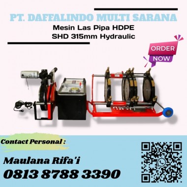 Mesin Las Pipa HDPE SHD 315mm Hydraulic - Mesin Las Pipa HDPE 2,5 Inch Sampai 12 Inch