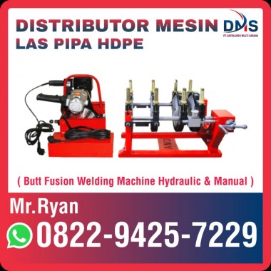 Mesin Las Pipa HDPE 160 Manual 4 Clamp | 082294257229