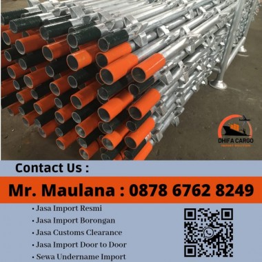 Jasa Import Scaffolding | Jasa Import Besi Baja | 0878 6762 8249