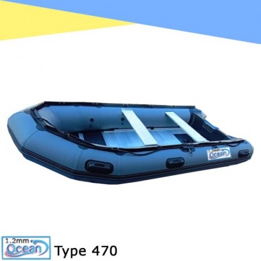 Jual Perahu karet rescue 10 pax OCEAN 470 PVC 1.2 mm