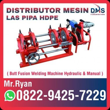 Mesin Las Pipa HDPE 250 Manual 4 Clamp | 082294257229