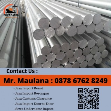 Jasa Import Steel Round Bar | Jasa Import Besi Baja | 0878 6762 8249