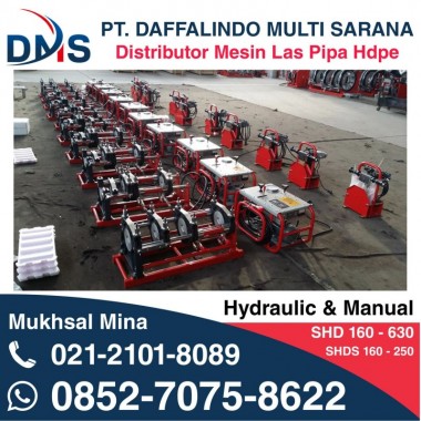 Mesin Las Pipa Hdpe manual SHDS 200 4clamp | Mesin Las Pipa Murah