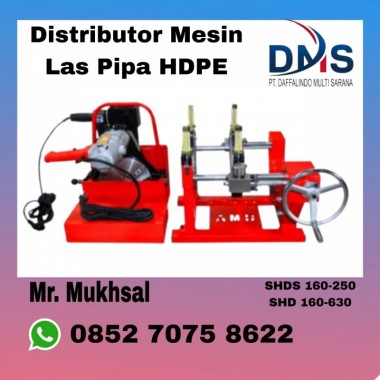 Mesin Las PIpa Hdpe SHDS 200L 2clamp | Mesin Penyambung Pipa Hdpe