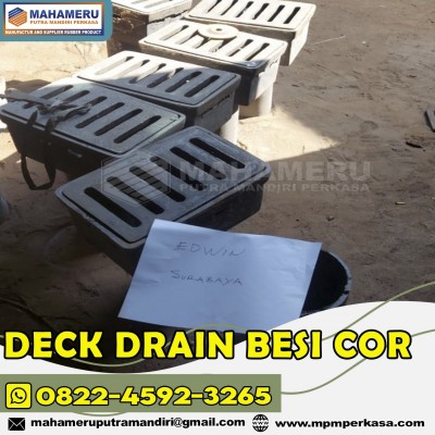 Deck Drain 6" Cast Iron - Saringan Air Jembatan Layang di Demak