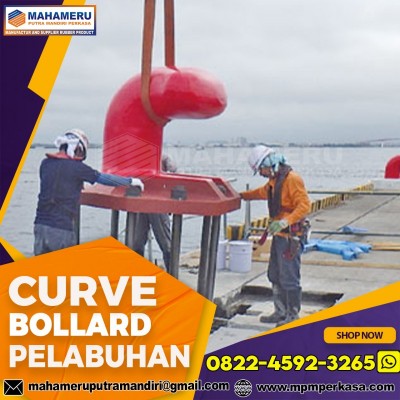 Curve Bollard - Bollard Dermaga Curve di Surabaya
