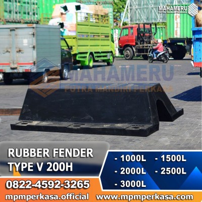 Penyedia Rubber Fender Dermaga Tipe V 200 H - L 2000