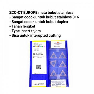 TCMT 16T304-EM YBG205 MATA BUBUT STAINLESS