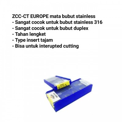 CCMT 09T304-EM YBG205 MATA BUBUT STAINLESS