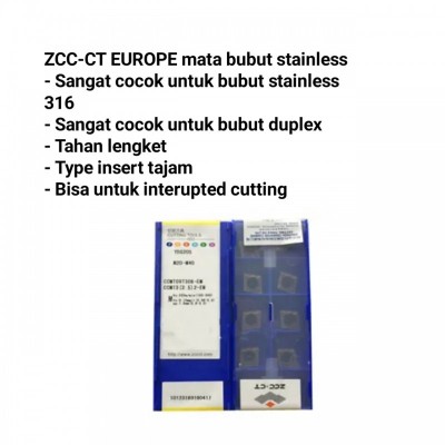 CCMT 09T308-EM YBG205 MATA BUBUT STAINLESS