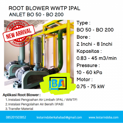Root Blower IPAL WWTP Di Surabaya