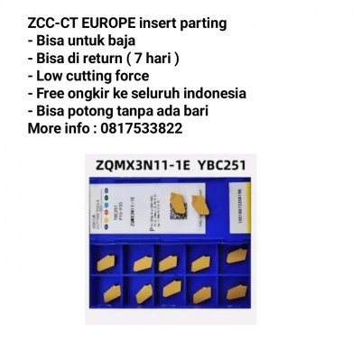 ZQMX 3N11-1E YBC251 - INSERT PARTING - INSERT POTONG