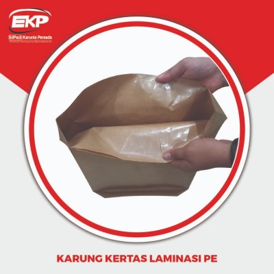 Paper Sack/ Karung Kertas Laminasi PE