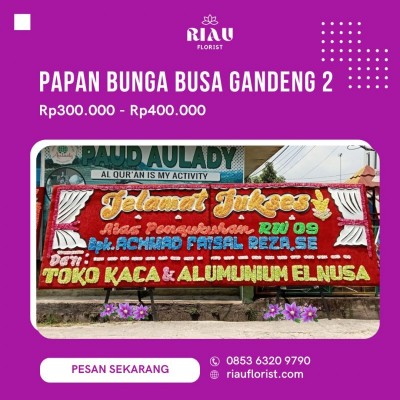 Sewa Papan Bunga Busa Gandeng Panam Pekanbaru